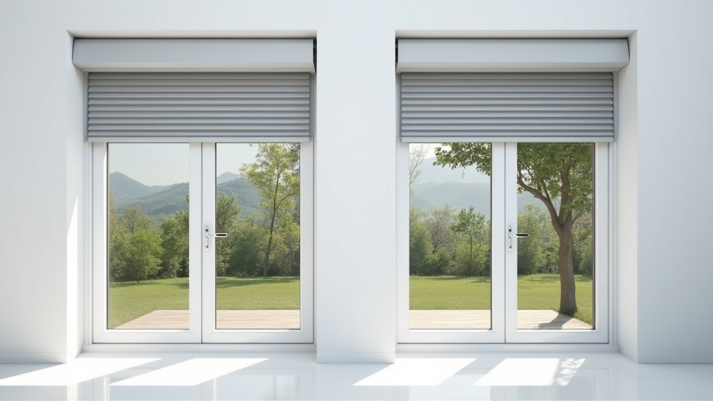 Comparaison des lames de volet roulant solaire : modèle basique vs modèle haut de gamme