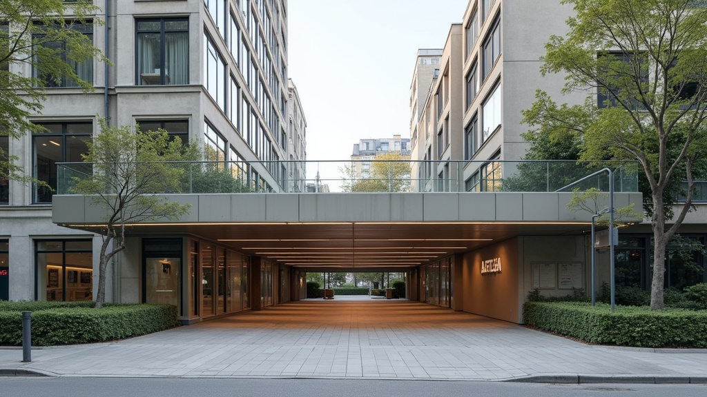 Entrée du parking Beaugrenelle situé au quai André-Citroën à Paris