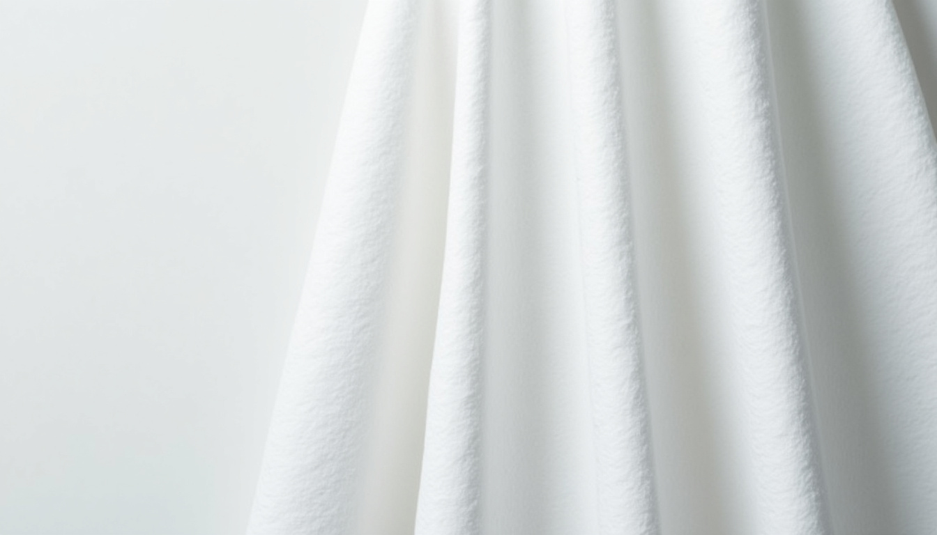 Explication visuelle du poids du drap en soie en momme avec comparaison de deux tissus