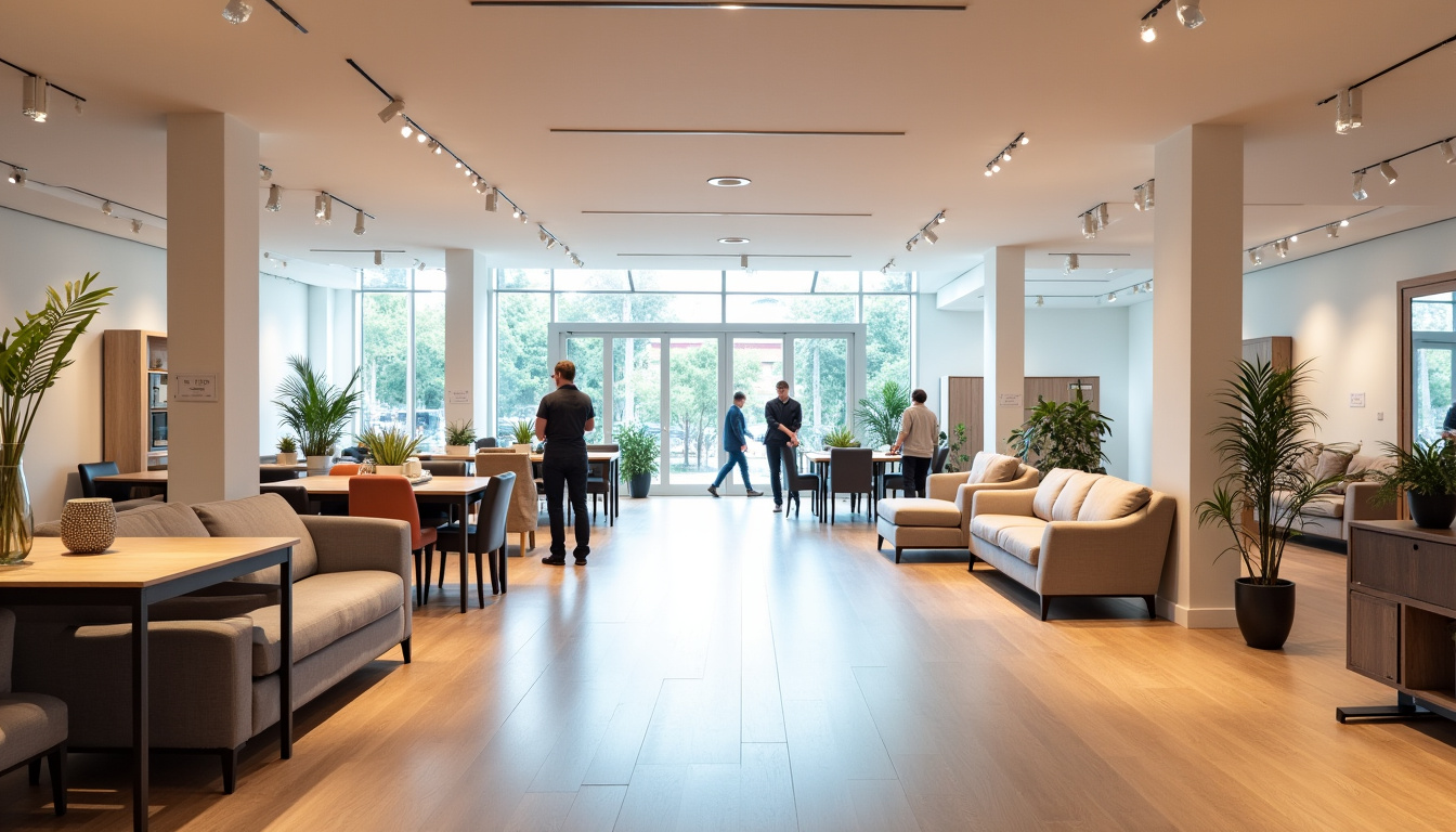 Intérieur du magasin Conforama d