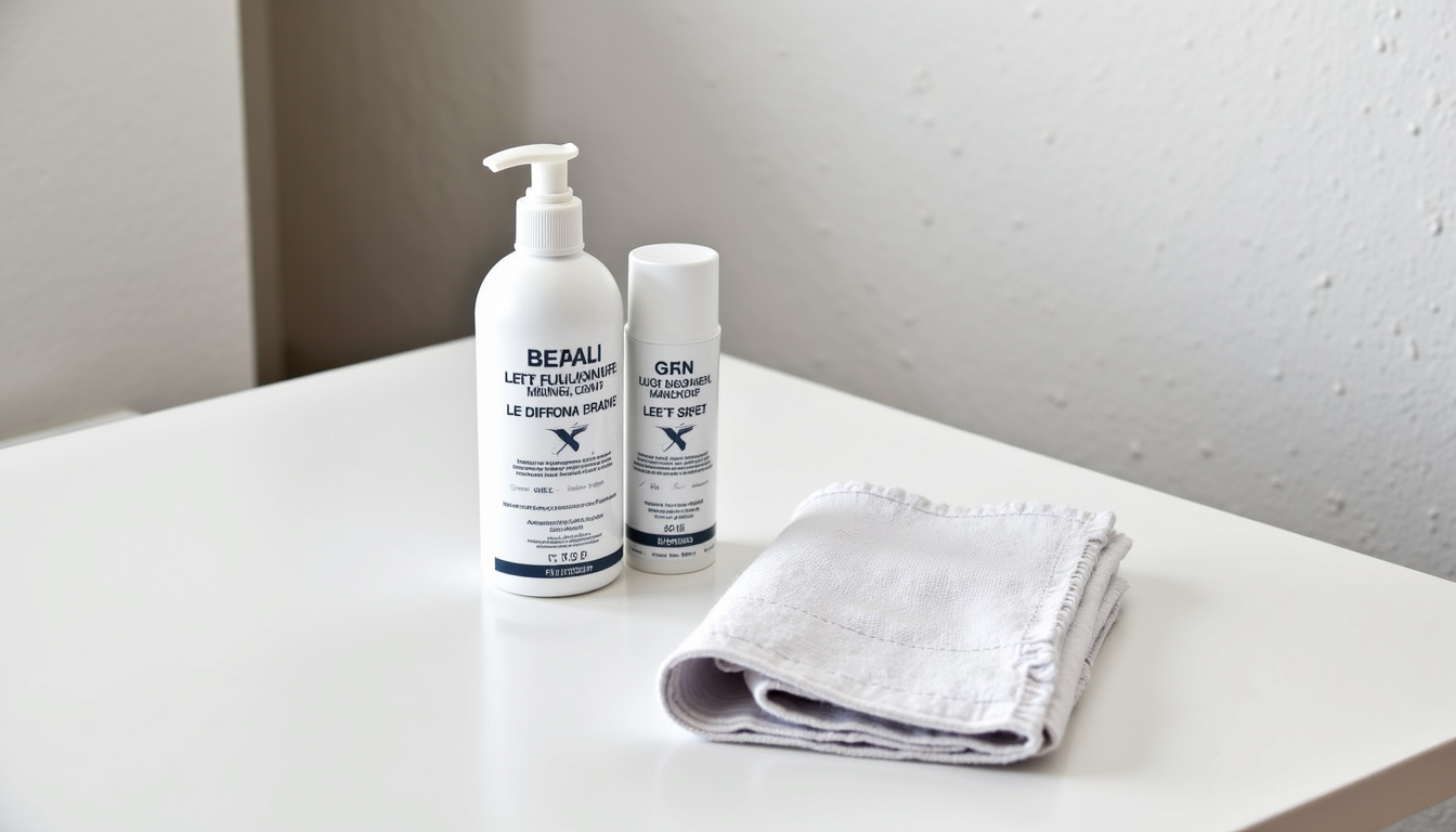 Kit d’entretien pour lit pavillon: lubrifiant, clé, chiffon, manuel d’utilisation