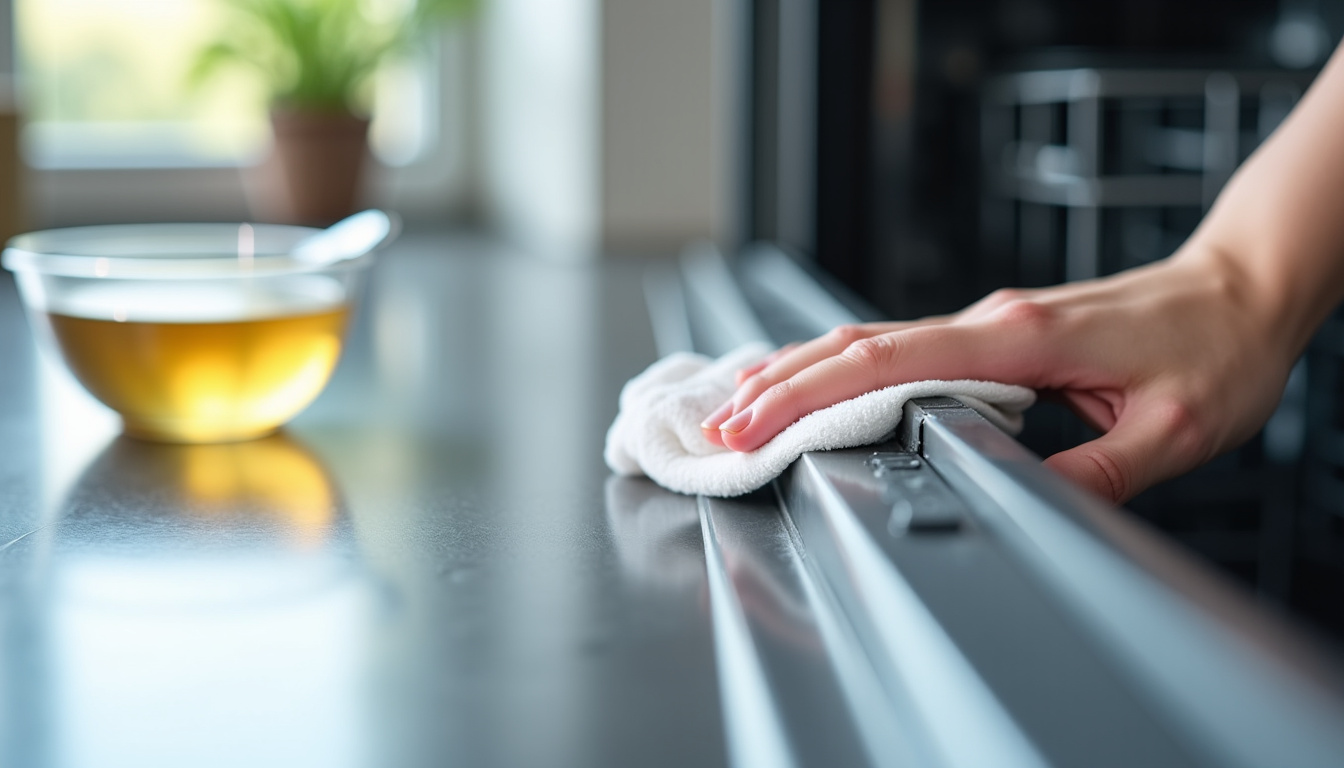 Nettoyage des joints en caoutchouc de la porte d