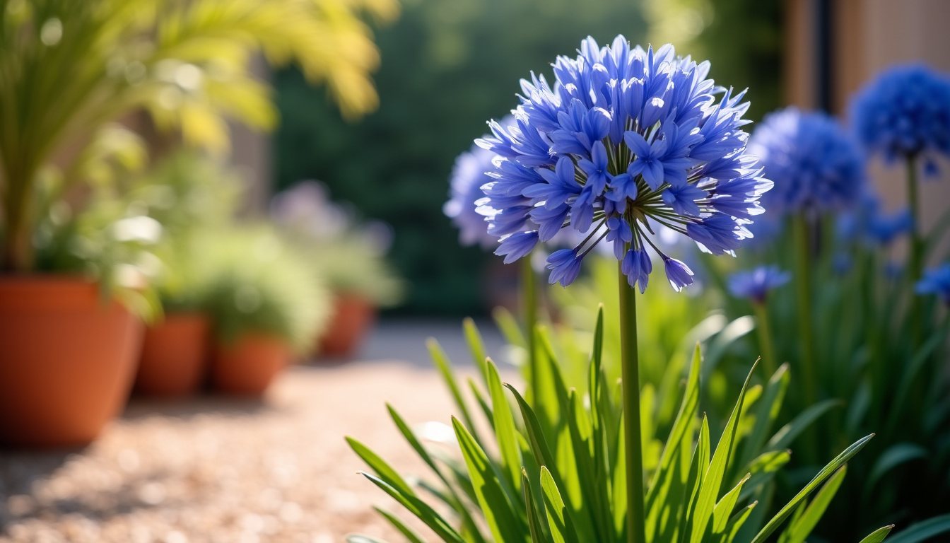 L’agapanthe en 2026 : cultivez cette fleur bleue spectaculaire