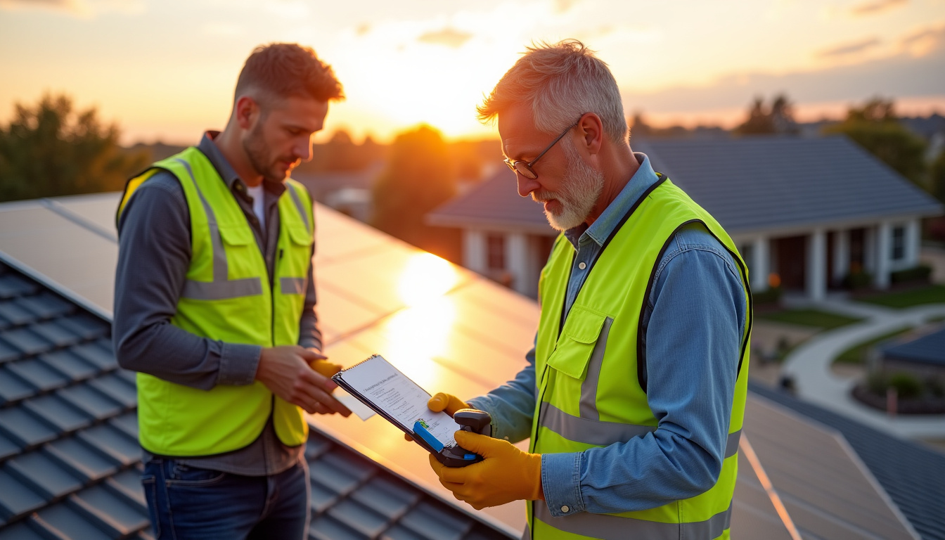 Artisan certifié RGE en train d