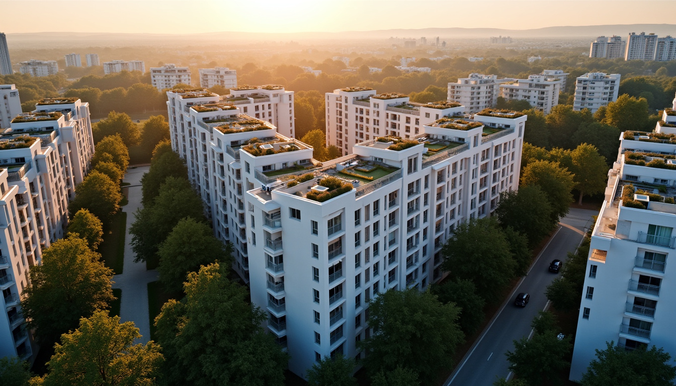 Logements sociaux Alliade Habitat à Lyon, vue aérienne d