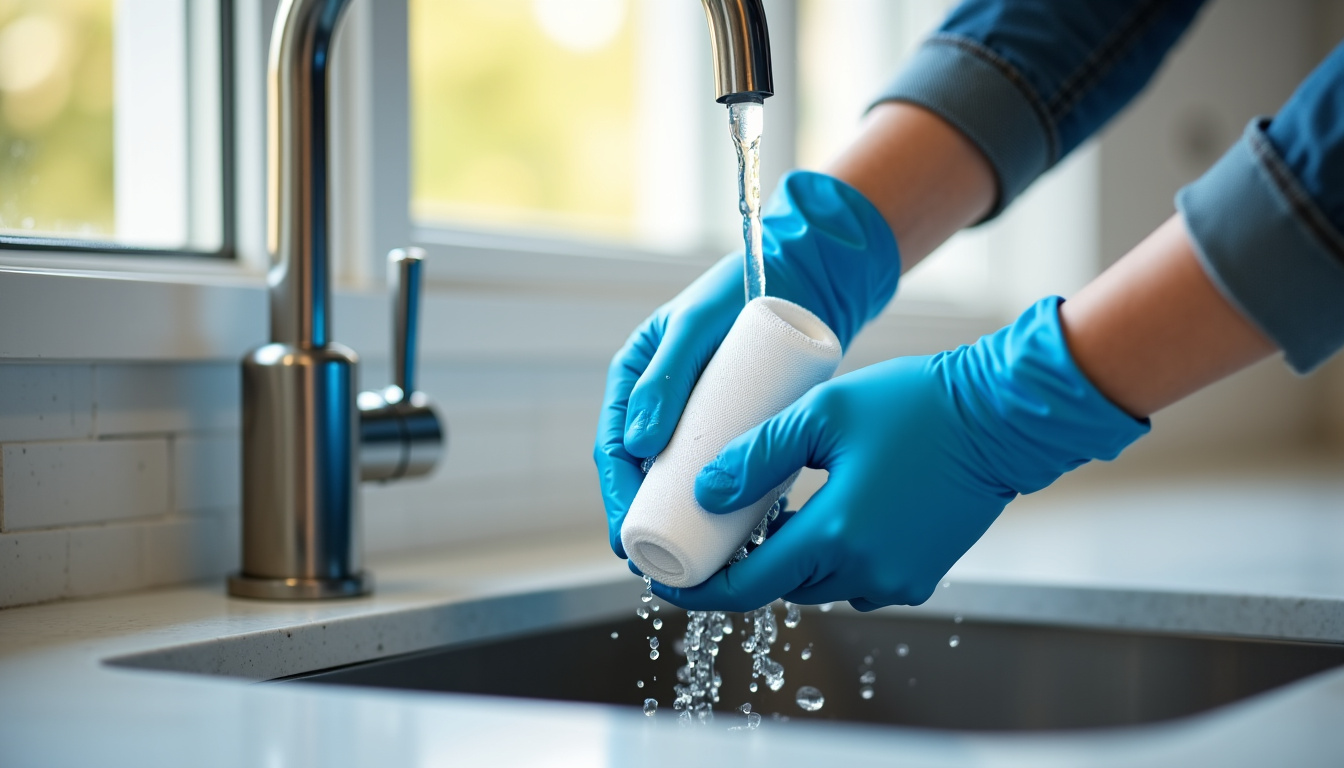 Nettoyage du filtre d’un déshumidificateur par un utilisateur