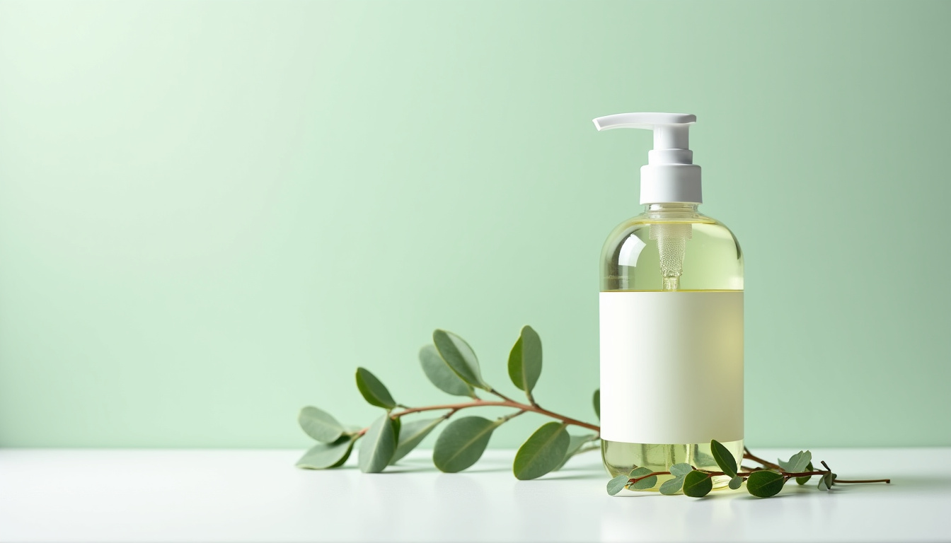 Produits de nettoyage écologiques en bouteilles en plastique recyclé