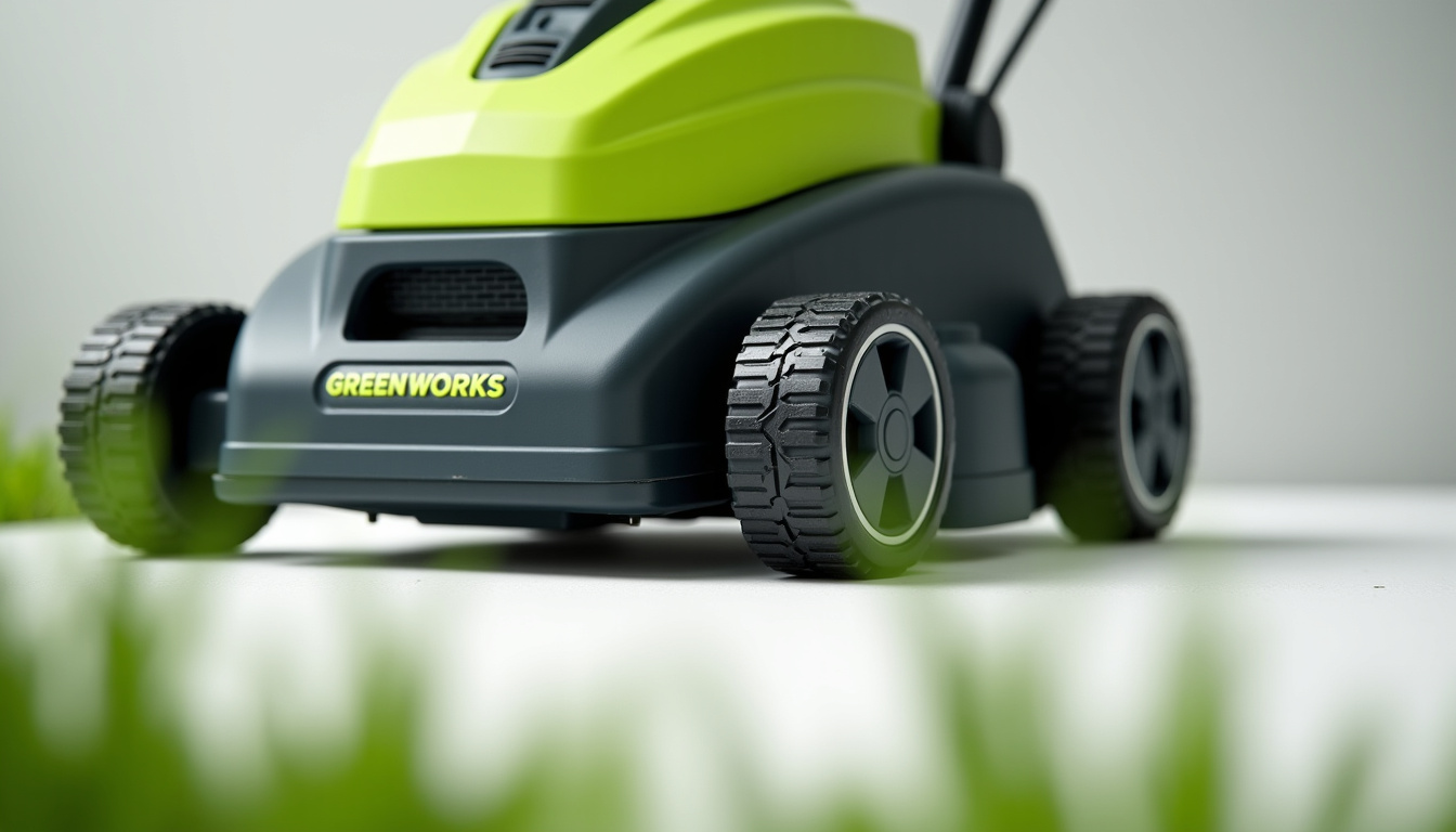 Réglage de la hauteur de coupe sur une tondeuse Greenworks sans fil