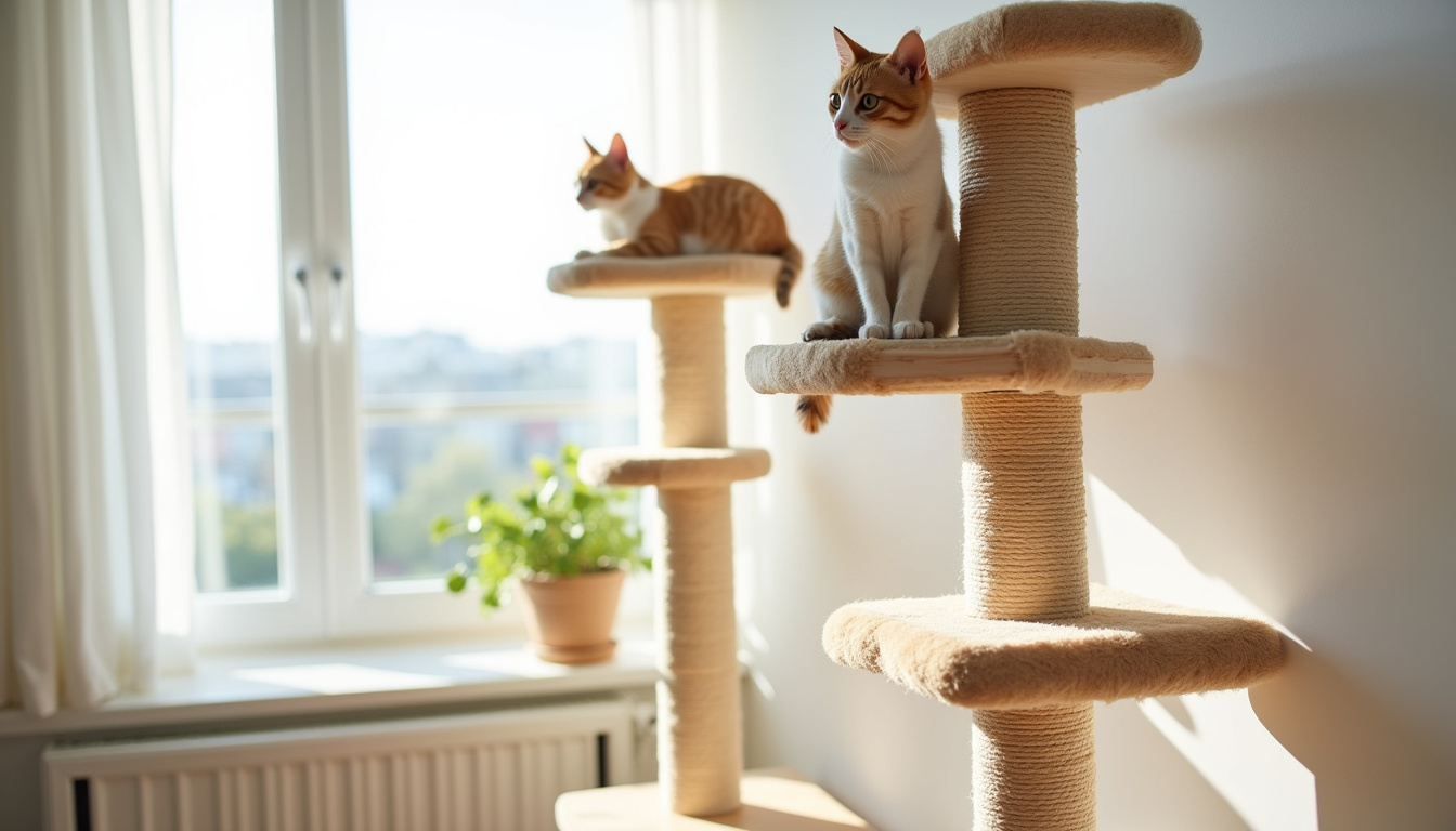 L’arbre à chat mural : l’installer pour le bien-être de votre félin en 2026