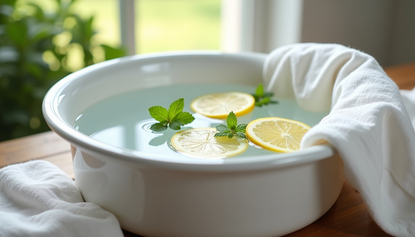 Bassine contenant de l