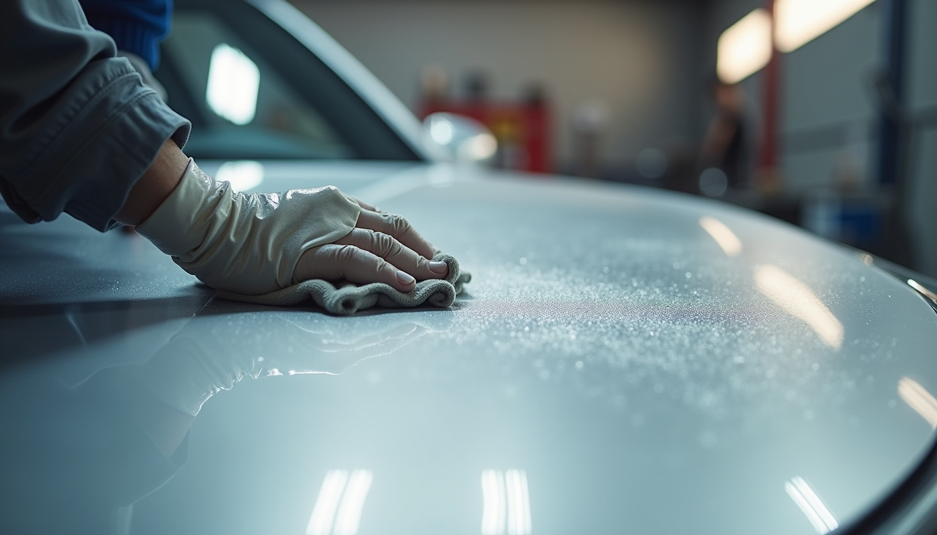 Nettoyage de la surface métallique du toit d