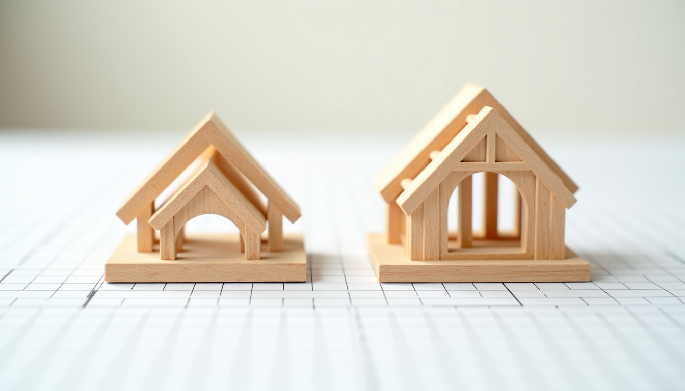 Tableau comparatif des prix entre charpente fermette et charpente traditionnelle pour différentes surfaces