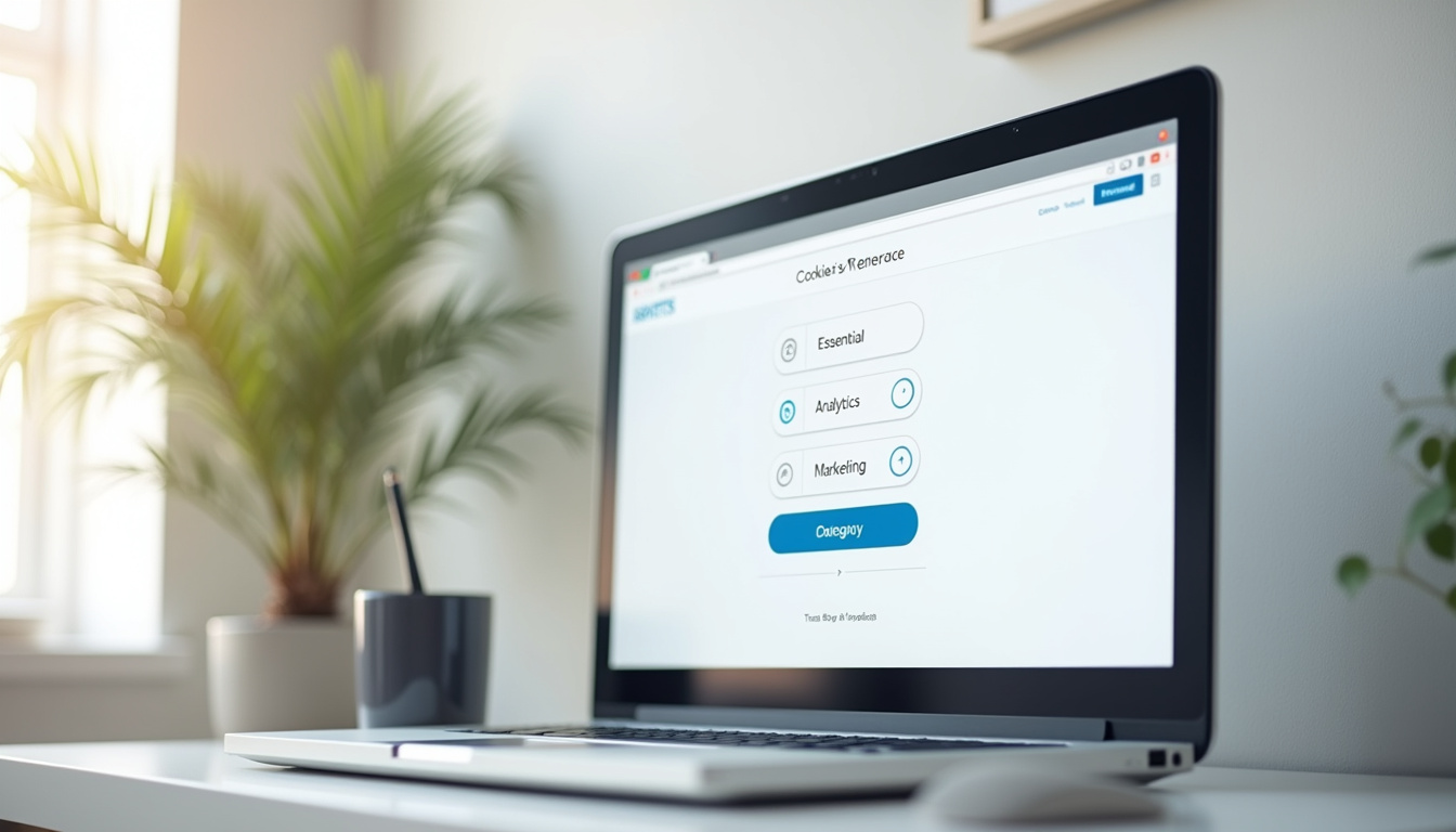 Page de gestion des préférences pour les cookies sur le site e-primo