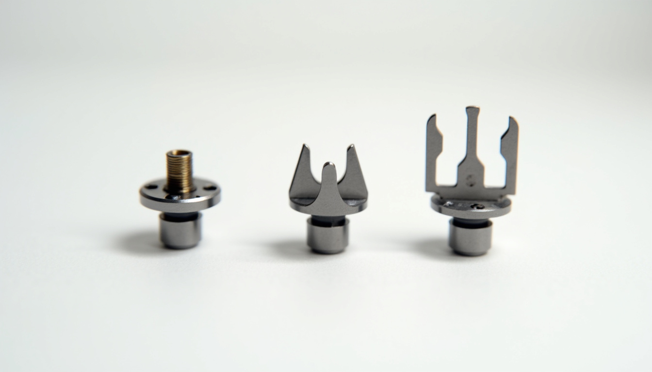 Différents types de têtes de coupe pour débroussailleuse: fil nylon, lame 3 dents, lame 4 dents