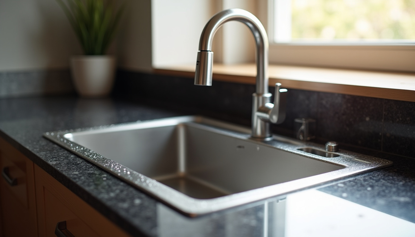 Installation d’un évier inox 1 bac dans une cuisine moderne