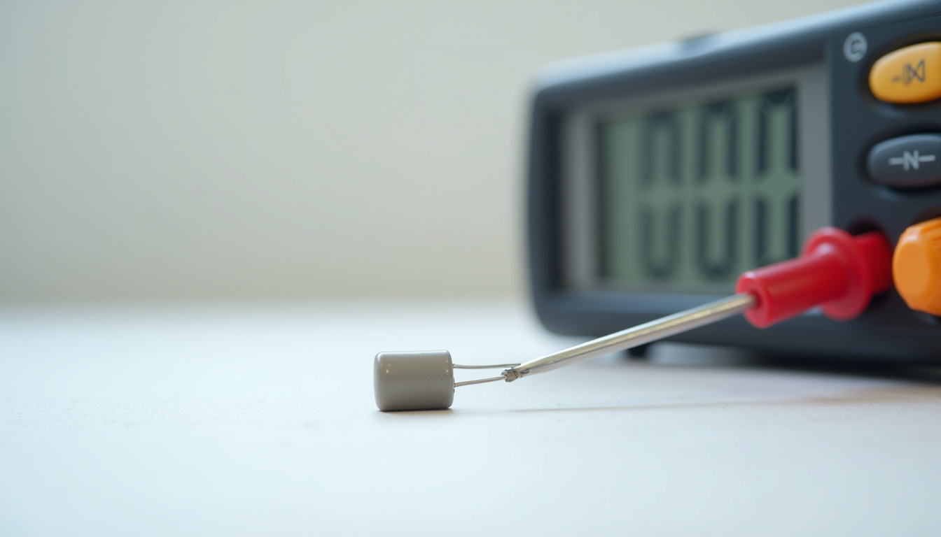 Utilisation d'un multimètre numérique pour mesurer la capacité d'un condensateur