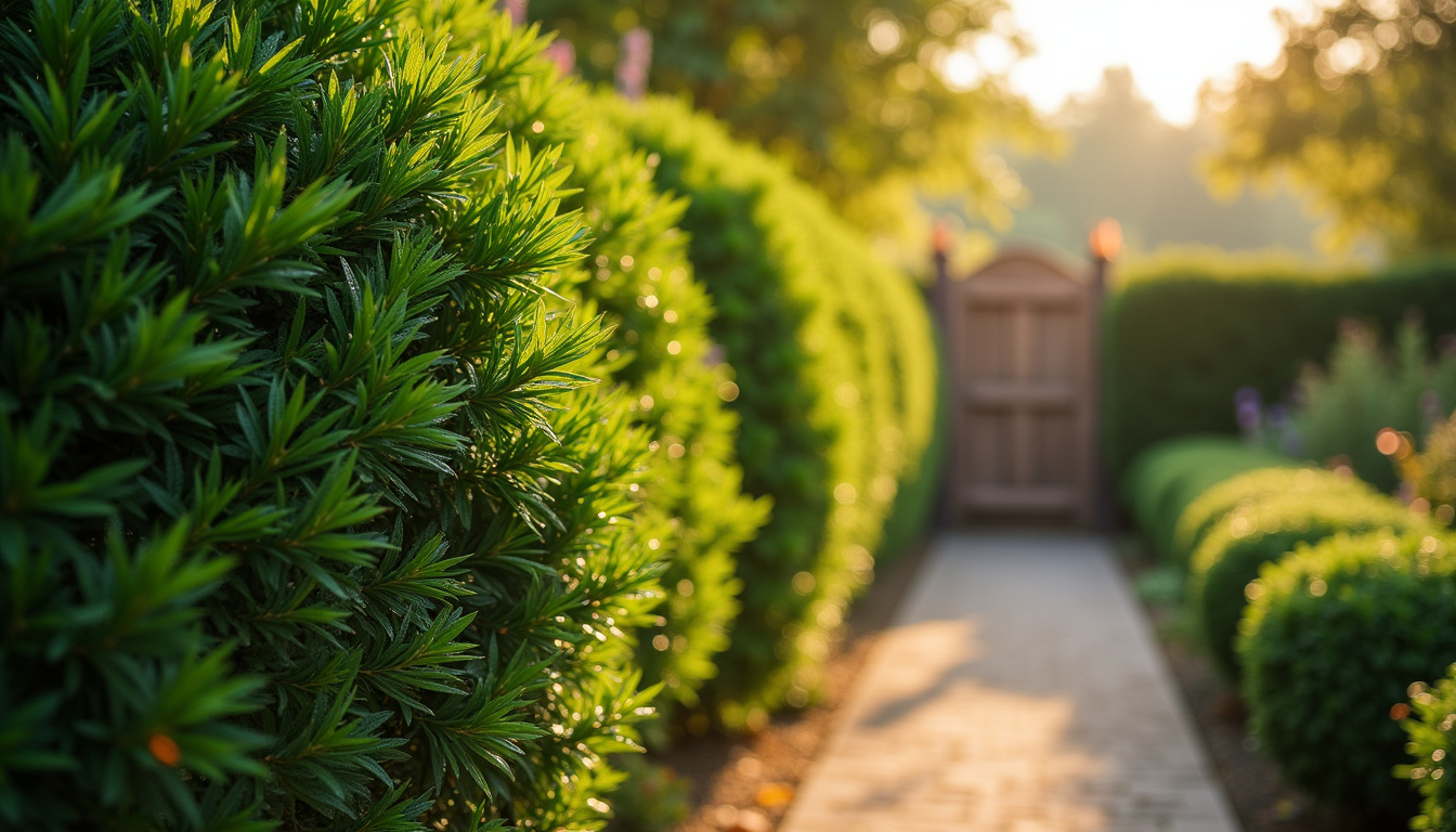Les meilleurs arbustes de haie pour un jardin en 2026