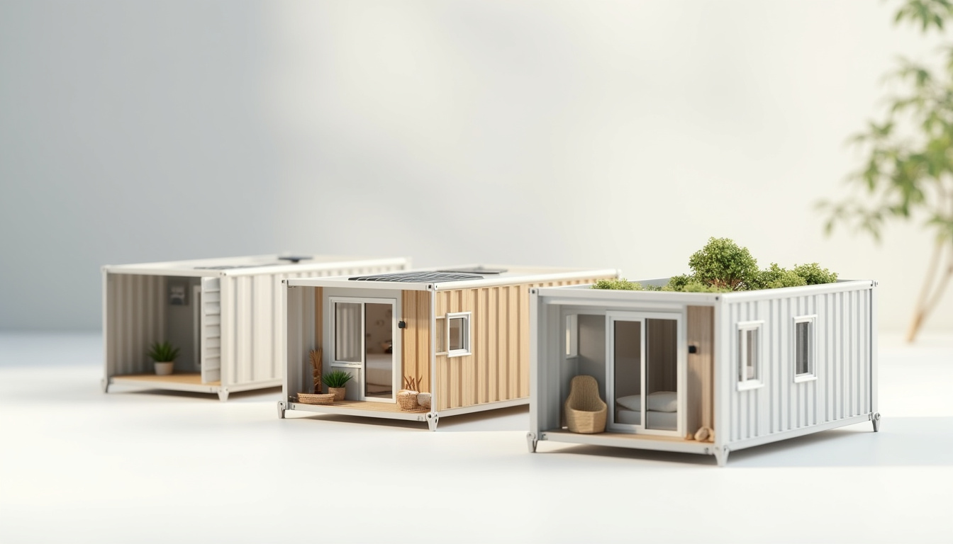 Fourchette de prix au mètre carré pour une maison container selon le niveau de finition
