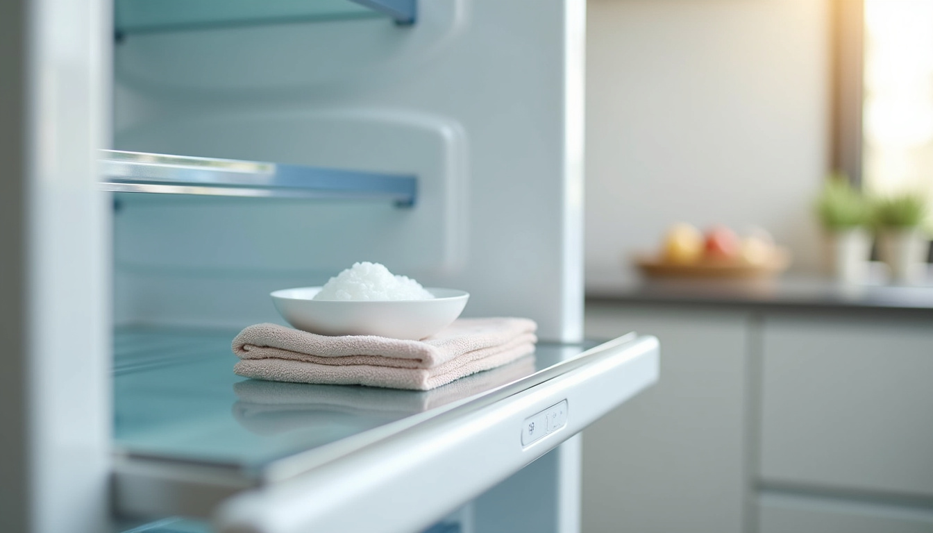 Nettoyage des joints et du compartiment intérieur d’un frigo encastrable