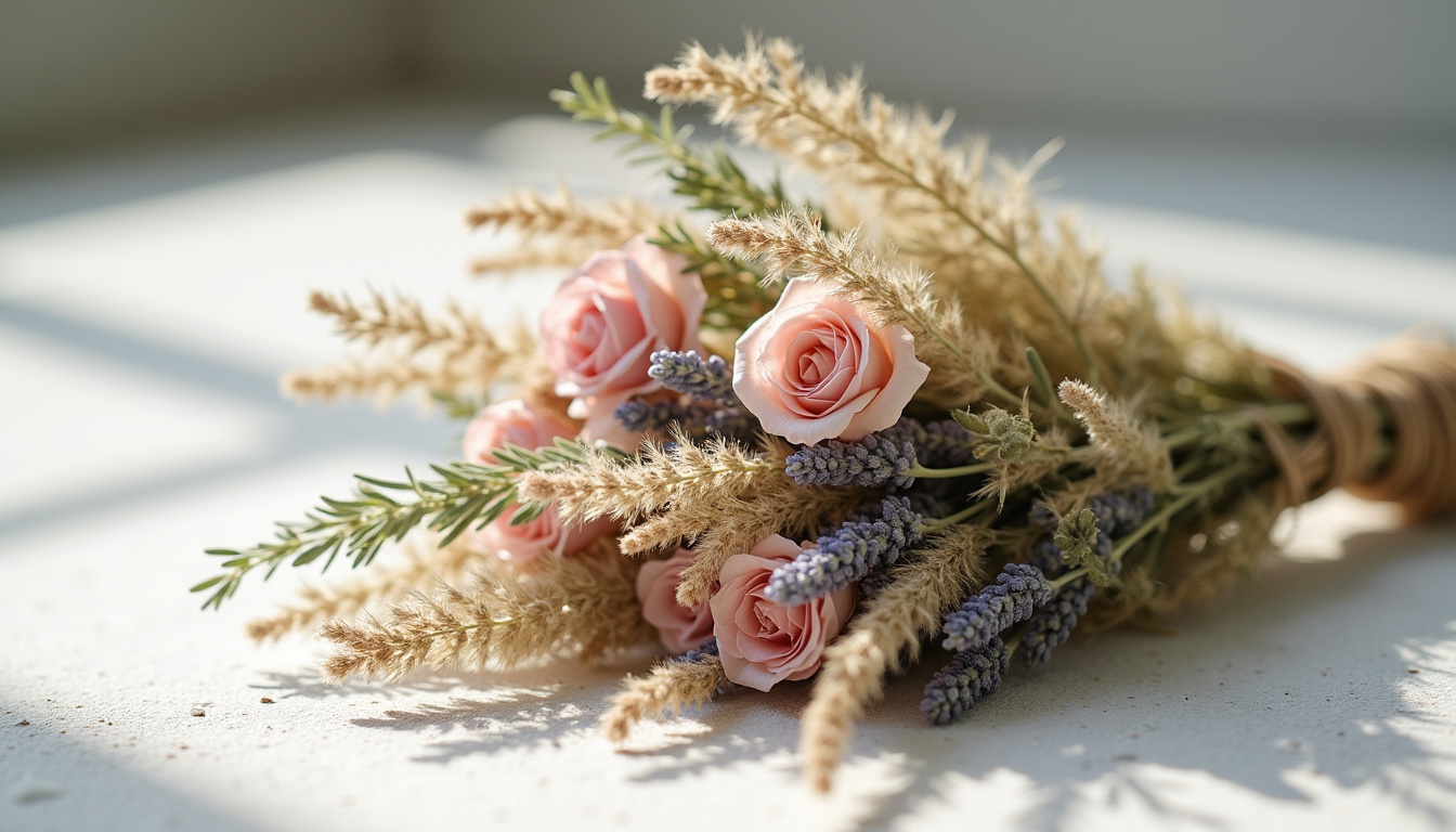 Variétés de fleurs adaptées au séchage: roses, lavande, hortensias, graminées